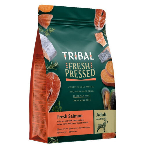 Tribal TLC Grain Free Cold Pressed Salmon Adult Dog Food 12kg Tribal