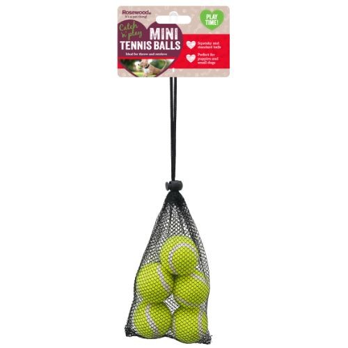 Rosewood Jolly Doggy Mini Assorted Tennis Balls Pack Rosewood