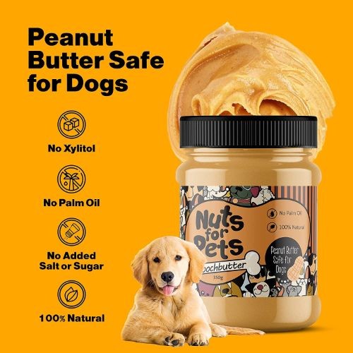 Nuts for Pets Poochbutter for Dogs 350g Nuts for Pets Pets Friends