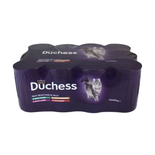 duchess-adult-wet-cat-food-tins-meat-variety-in-jelly-12-x-400g