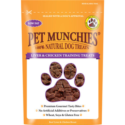Pet Munchies Dog Training Treats Liver Chicken 50g Pet Munchies Pets Friends