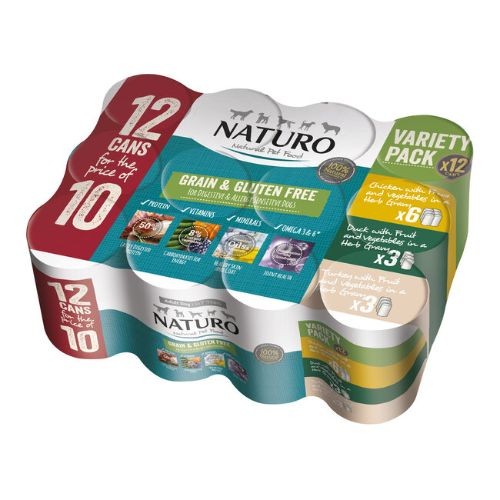 naturo-adult-dog-food-cans-grain-gluten-free-variety-390g-12pk