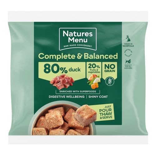Natures menu frozen raw dog food store