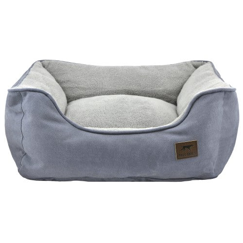 Tall Tails Bolster Dog Bed Charcoal Medium