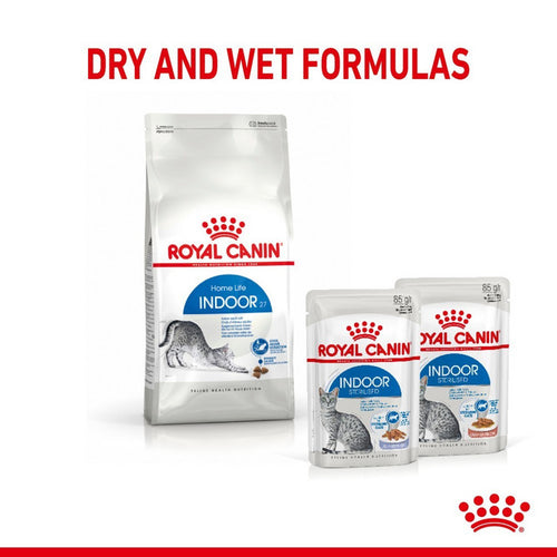 Royal Canin Indoor Adult Cat Food in Gravy 12x85g