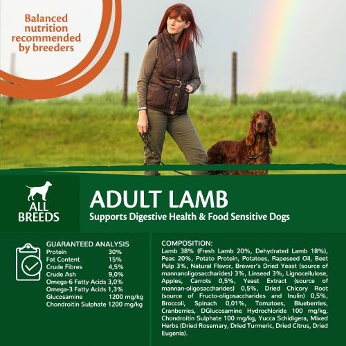 Wellness CORE Adult Lamb Grain Free Dry Dog Food 1.8kg Wellness Core