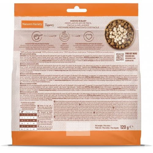 Nature's Variety Complete Freeze Dried Chicken Topper for Dogs 120g