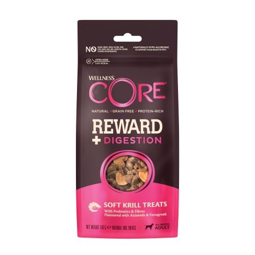 Wellness Core Reward+ Digestion Dog Treats with Krill - 170g