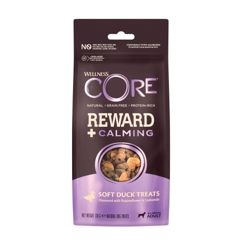 Wellness Core Reward+ Calming Dog Treats with Duck - 170g