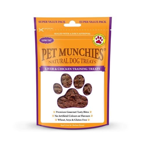 Pet Munchies Liver and Chicken Dog Training Treats 150g