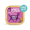 Edgard & Cooper Adult Grain Free Game & Duck Wet Dog Food Trays - 11 x 150g