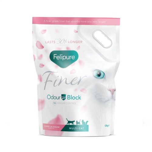 Felipure Finer Cat Cherry Blossom Scented Clumping Cat Litter 12kg