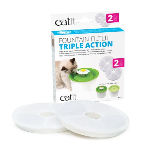Catit Triple Action Filter 2pk