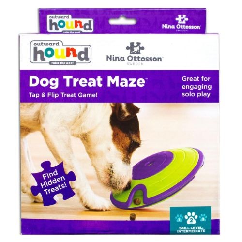 Nina Ottosson Level 2 Treat Maze Interactive Puzzle Toy For Dogs