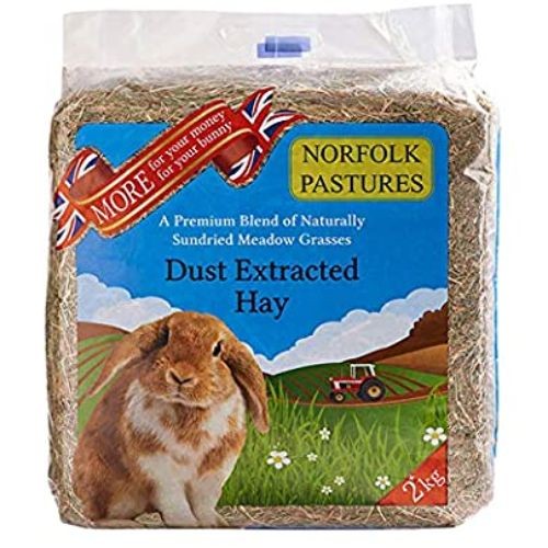 Norfolk Pastures Dust Extracted Hay 2kg Norfolk Pastures Pets & Friends