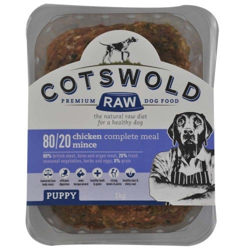 Cotswolds Puppy Working Chicken Mince 1kg