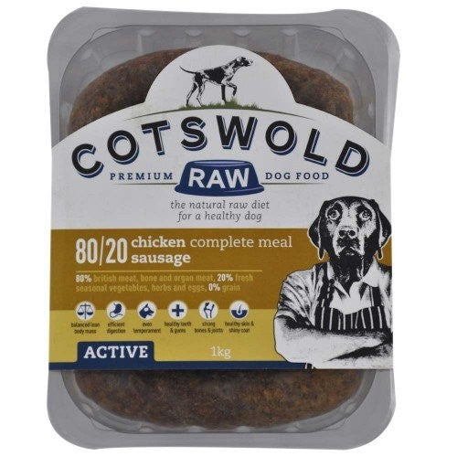 Cotswolds Adult Working Chicken Sausage Active 1kg