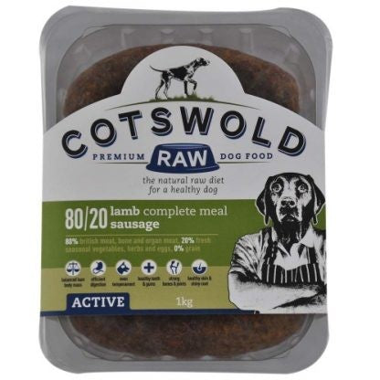 Cotswolds Adult Working Lamb Sausage Active 1kg