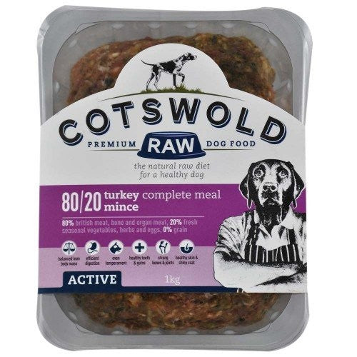 Cotswolds Adult Working Turkey Mince Active 1kg