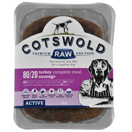 Cotswolds Adult Working Turkey Sausage Active 1kg