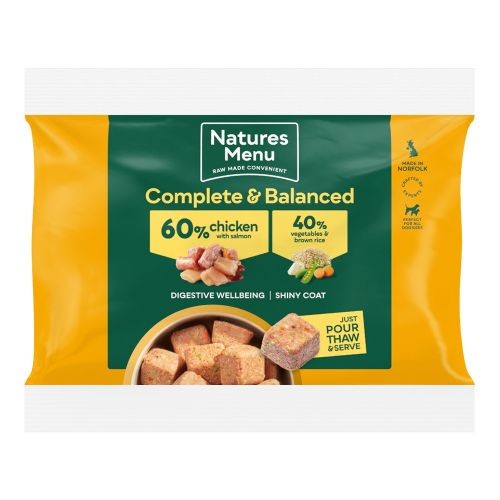 Natures Menu Complete & Balanced 60/40 Chicken with Salmon 500g