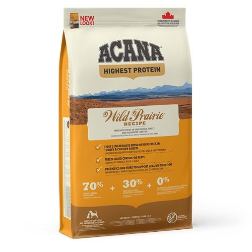 Acana Regionals Grain Free Wild Prairie Dry Dog Food for All Breeds & Life Stages 11.4kg