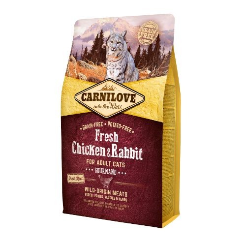 Carnilove Chicken & Rabbit Adult Fresh Cat Food - 2kg