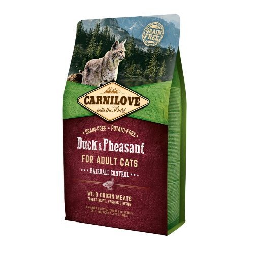 Carnilove Duck & Pheasant Adult Dry Cat Food - 2kg
