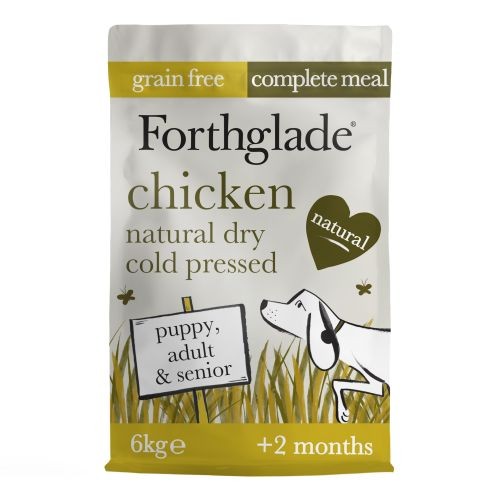 Forthglade Grain Free Cold Pressed Adult Dry Dog Food with Chicken 6kg