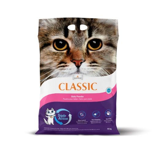 Intersand City Classic Baby Powder Scent Clumping Cat Litter 14kg
