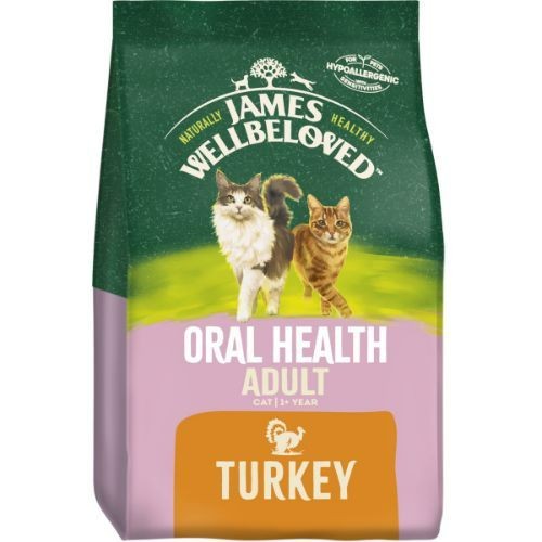 James Wellbeloved Oral Health Adult Cat with Turkey 1.5kg
