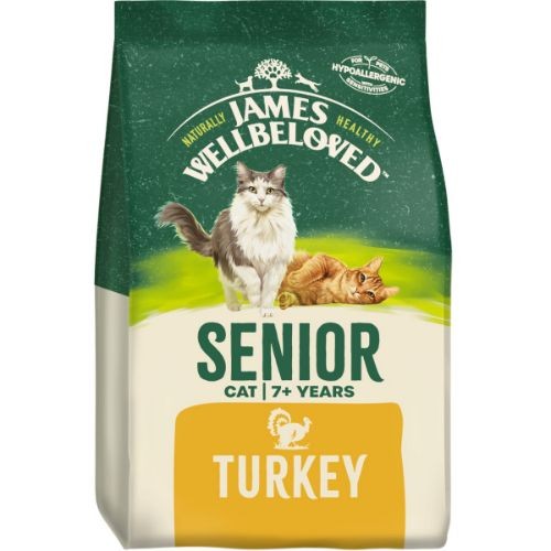James Wellbeloved Senior Cat Food with Turkey 1.5kg