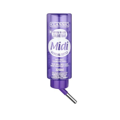 Classic Colourtone Midi Drinking Water Bottle 320ml