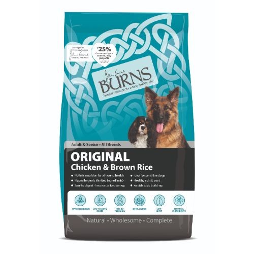 Burns Dog Food Original Chicken & Brown Rice 6KG Burns Pets & Friends