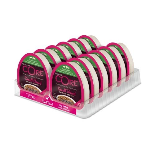 Wellness Core Small Dog Wet Food Savoury Medleys with Lamb, Venison, Sweet Potato and Carrots Grain Free 12 x 85g