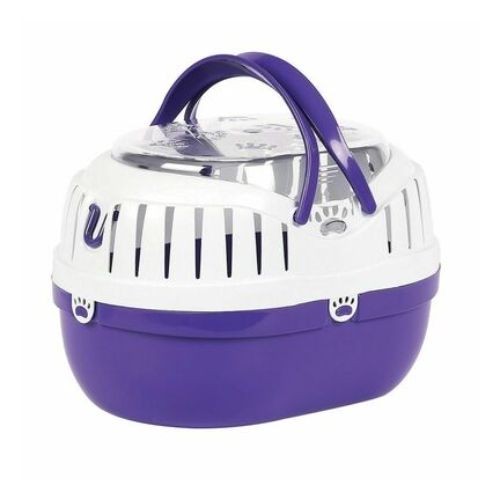 Happy Pet Small Animal Transportation Carrier Purple