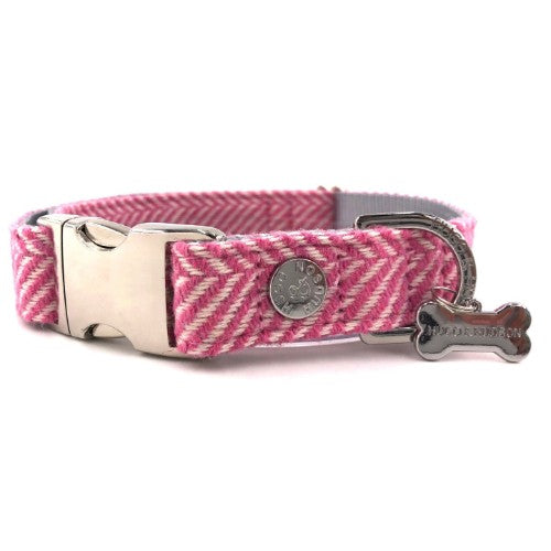 Herringbone dog sales collar