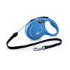 Flexi Classic Retractable Cord Dog Lead Blue - 8 Metres Small