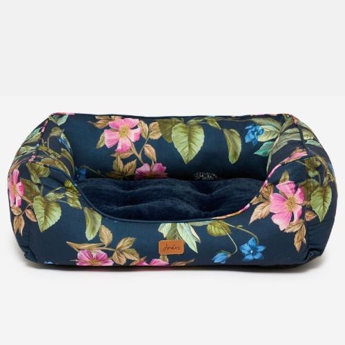 Joules Floral Dog Bed - Medium